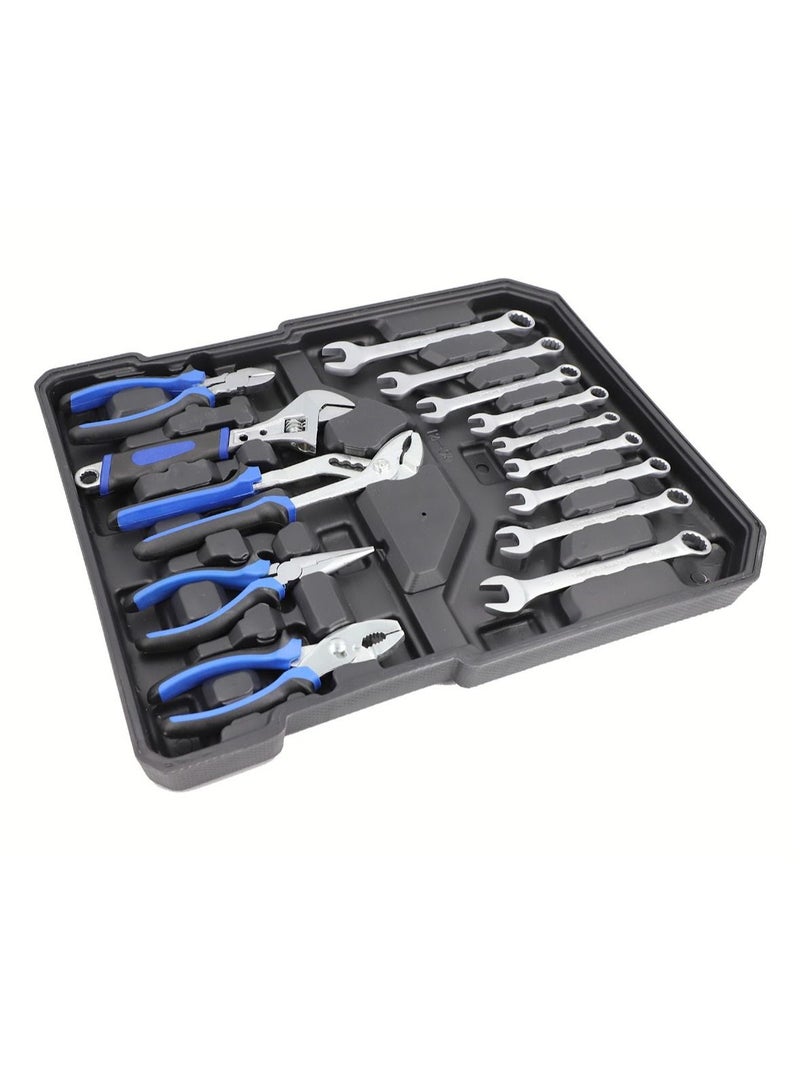 BOSS LIFE STYLE 187-Piece Professional Tool Set With Aluminum Box Best Tools For Car Motorcycle  Bike Repair  - Image 5