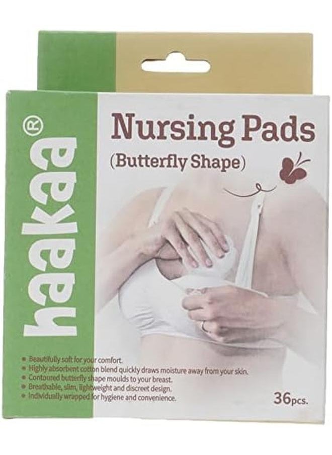 haakaa - Butterfly Shape Disposable Nursing 36 Pads 165.5 G - Image 1