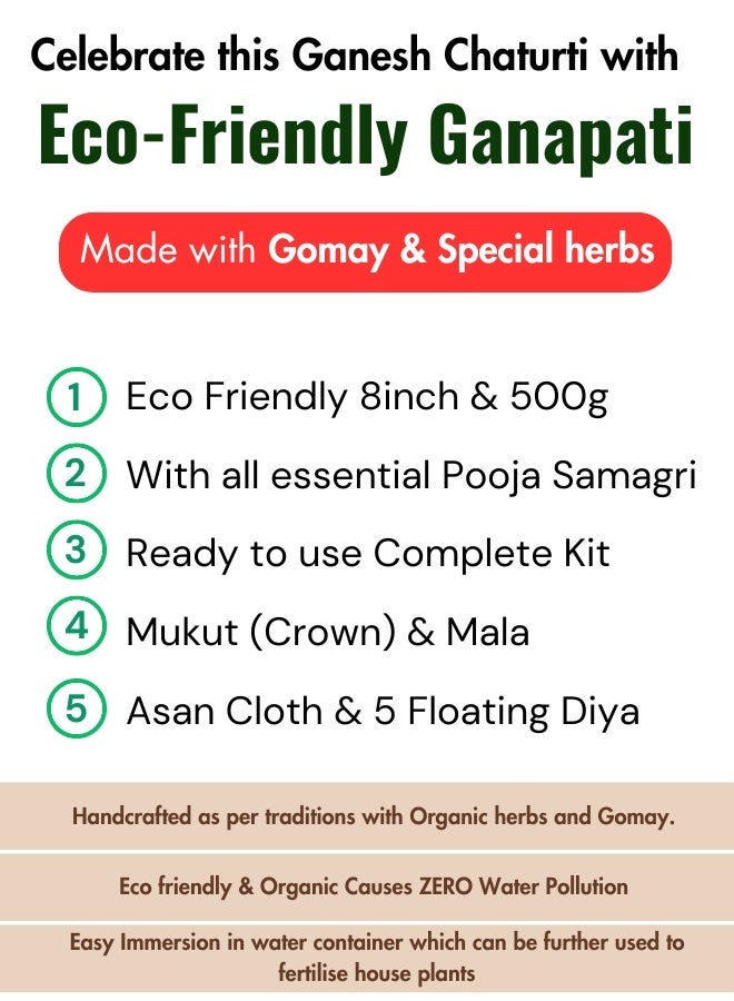 Gomay Ganesha Idol  - Image 4