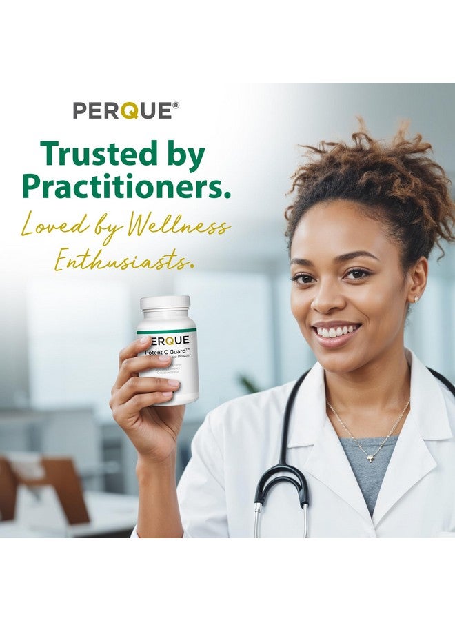 PERQUE Buffered Vitamin C Ascorbate Powder - pH Balanced, Vegetarian, Allergen-Free Vitamin C Supplement - Fast-Acting Antioxidant Support -Effervescent Powder with Magnesium, Potassium & Zinc - 16 oz - Image 5