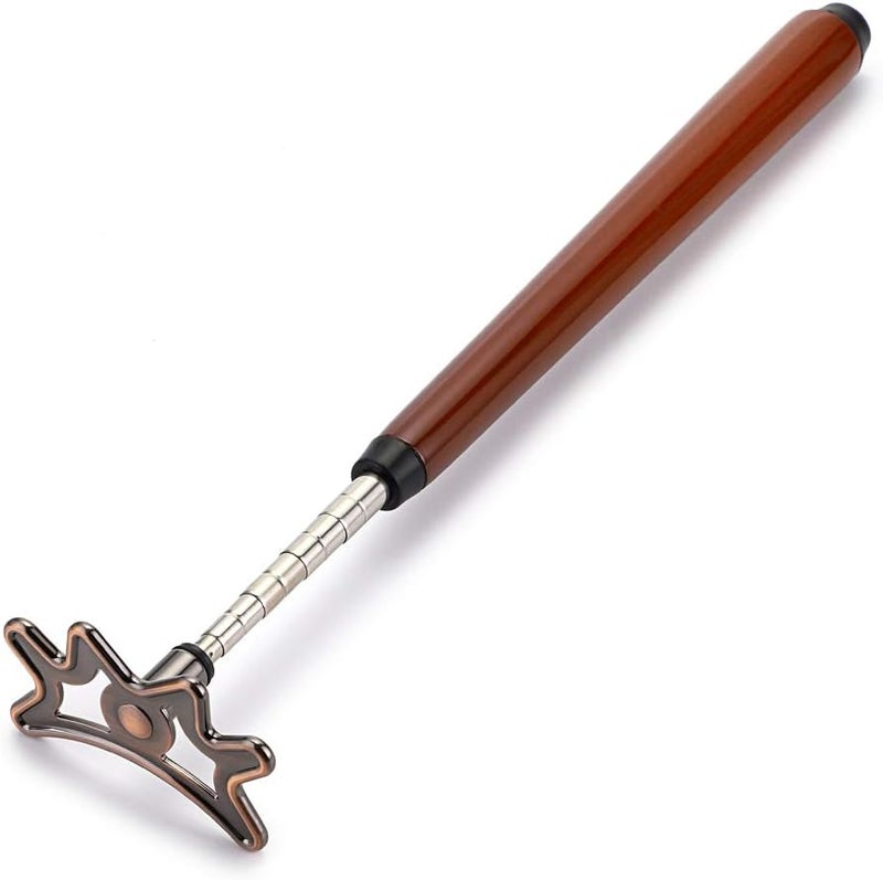 OwnMy Retractable Billiards Bridge Stick with Removable Bridge Head and Wood Handle, Pool Stick Length extends up to 35CM - 140CM, Billiards Pool Cue Accessory - Image 1