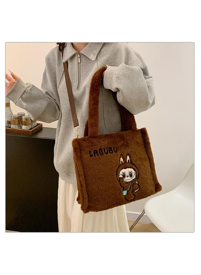 Y&D Cute Zimomo Labubu Shoulder Bag for Travel Mobile phone Backpack Purse Toddler  Daypack Size:35x27x10Cm 