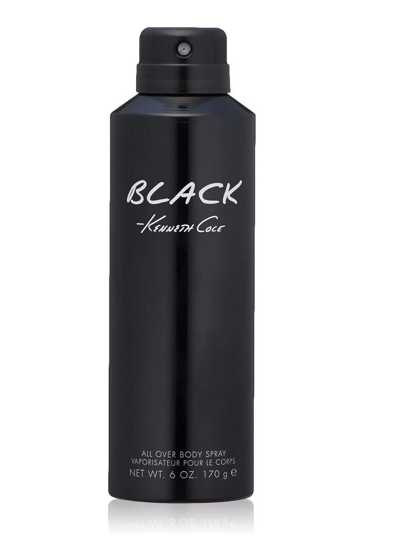 Kenneth Cole Black Body Spray For Men,170g 