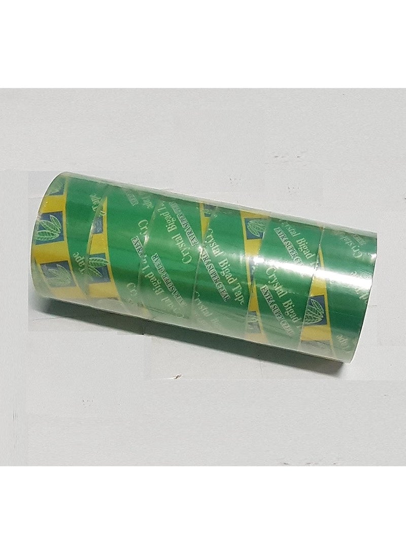 Crystal Clear Clear Packing Tape – 100 Yards (6 Rolls per Pack) - Image 1