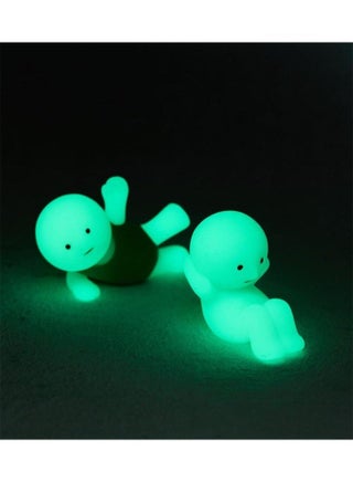 Smiski Exercising Series Collectible Figure - Glow-in-the-Dark Workout Theme Mystery Blind Box Cute Desk & Room Décor - view 2