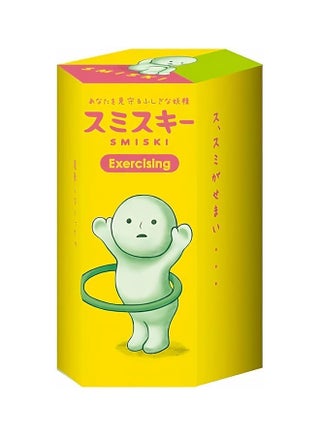 Smiski Exercising Series Collectible Figure - Glow-in-the-Dark Workout Theme Mystery Blind Box Cute Desk & Room Décor - view 4