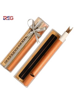 RSG RSG – Oud Bakhoor Incense Sticks with Wooden Incense Oud Burner Mabkhara – A41  - Image 1