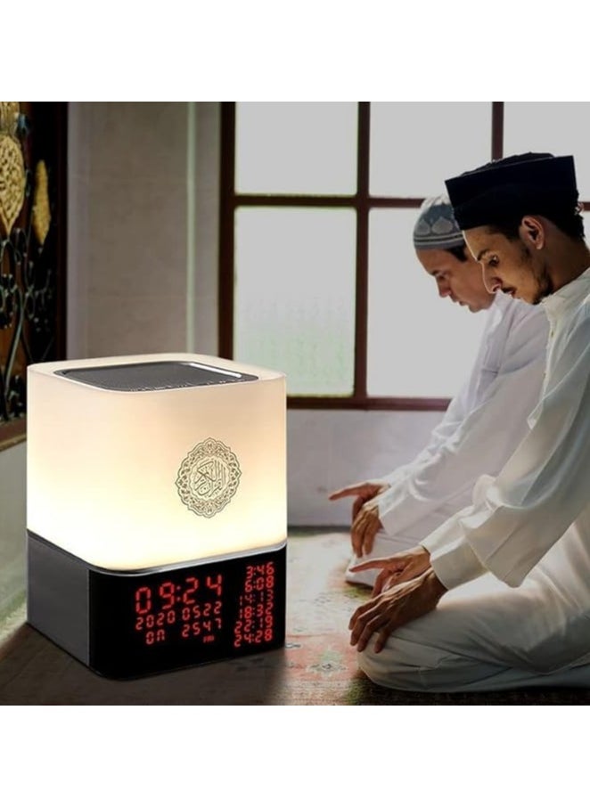 REBENUO - Telawah Quran Speaker with White Noise SQ-229 Remote & APP Control Speaker Dimmable Multi-Color Changing Azan Bluetooth Speaker Night Light MP3 Speaker - Image 1