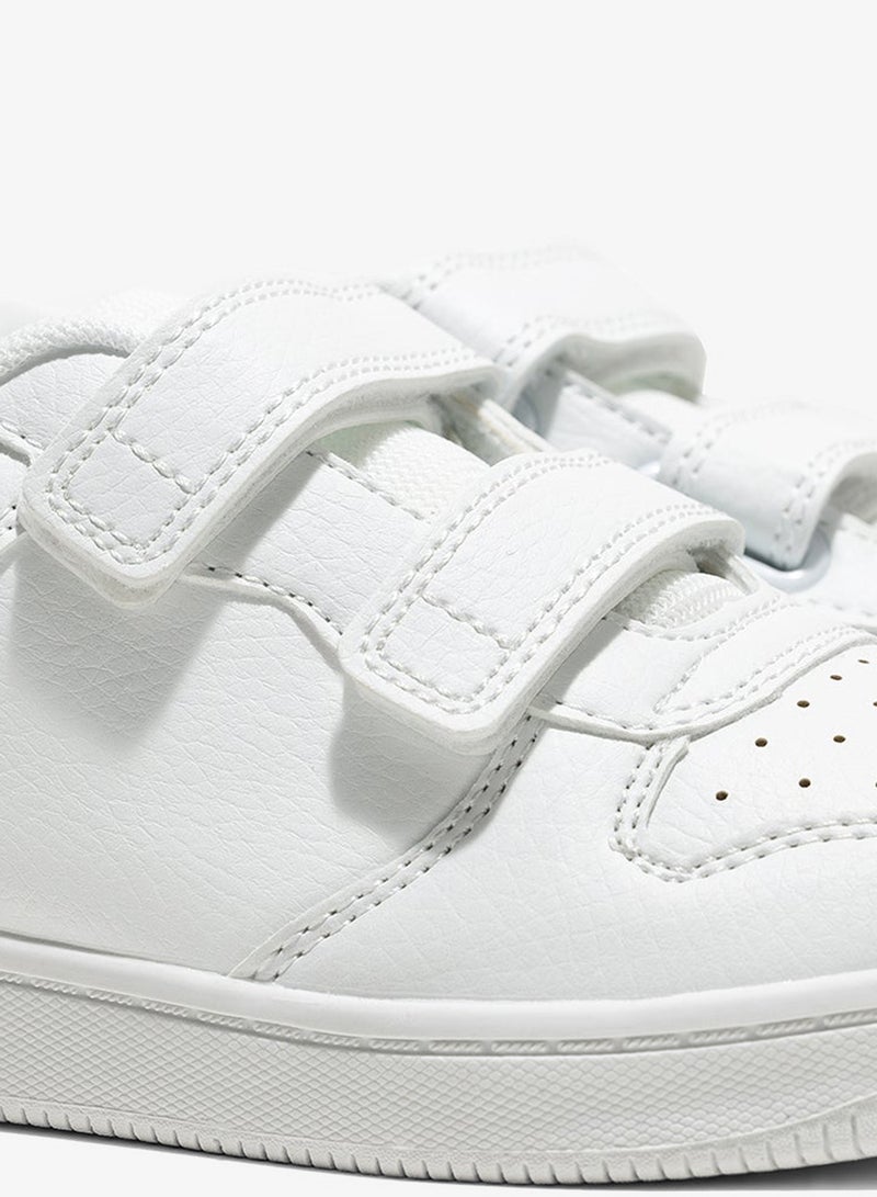 Amica Kids School Shoes  Lightweight, breathable vegan leather sneakers with anti-slip rubber outsole, memory foam insoles, and double Velcro closure for boys, girls, and school wear. - Image 5