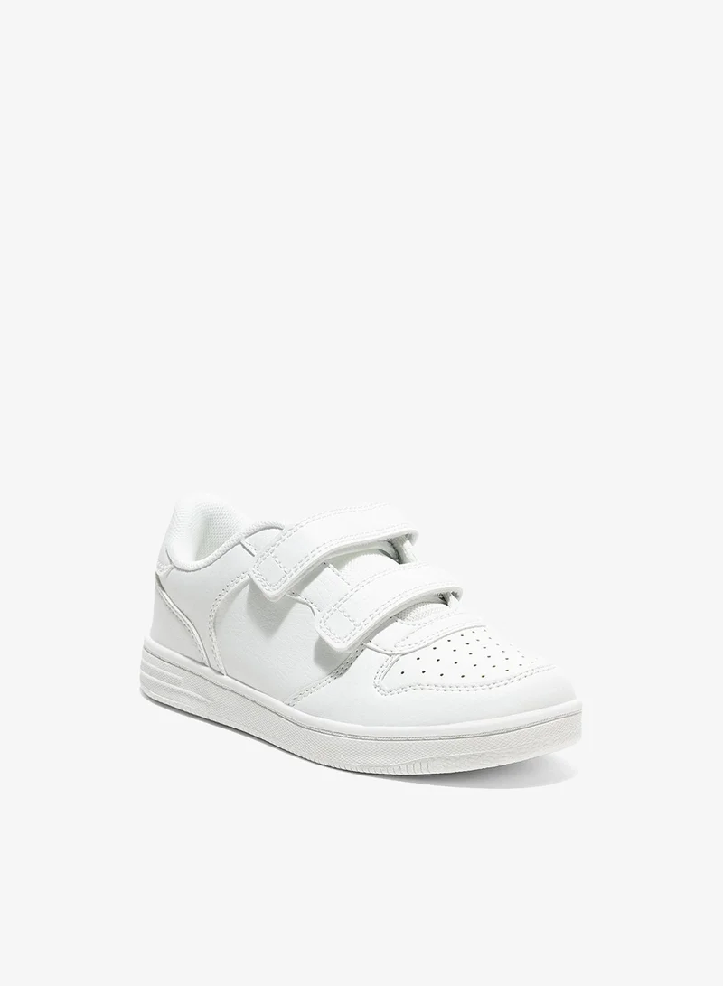 AMICA Amica Kids School Shoes  Lightweight, breathable vegan leather sneakers with anti-slip rubber outsole, memory foam insoles, and double Velcro closure for boys, girls, and school wear.