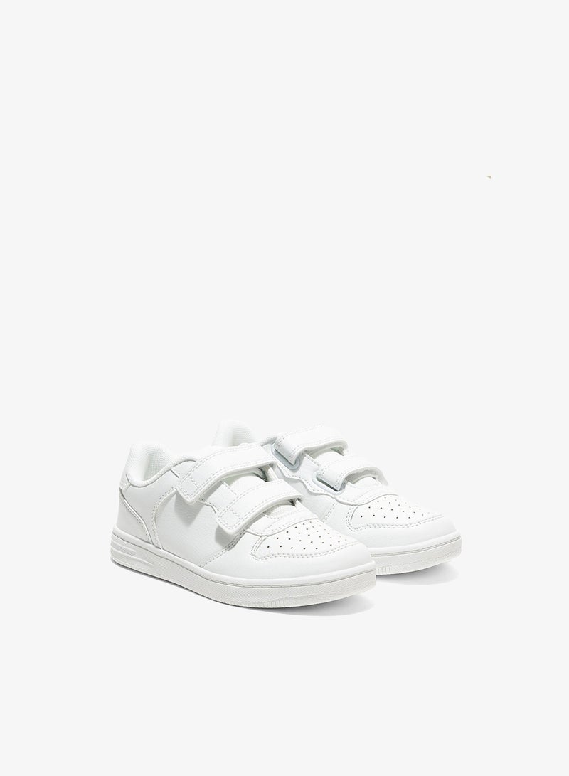 Amica Kids School Shoes  Lightweight, breathable vegan leather sneakers with anti-slip rubber outsole, memory foam insoles, and double Velcro closure for boys, girls, and school wear. - Image 3