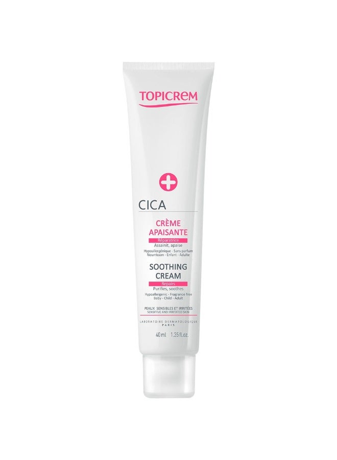 Topicrem Cica Soothing Cream 40ml - Image 1