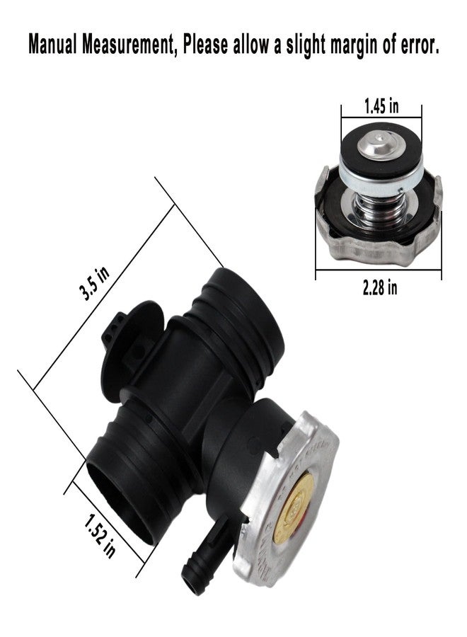 CEYHTLY 52028810AL 52029195AK Radiator Coolant Filler Neck with Cap Compatible with 2001-2004, 2007-2018 Chrysler 200, Sebring | Dodge Dakota, Durango, Caliber, Avenger, Journey | Jeep Compass, Patriot - Image 4