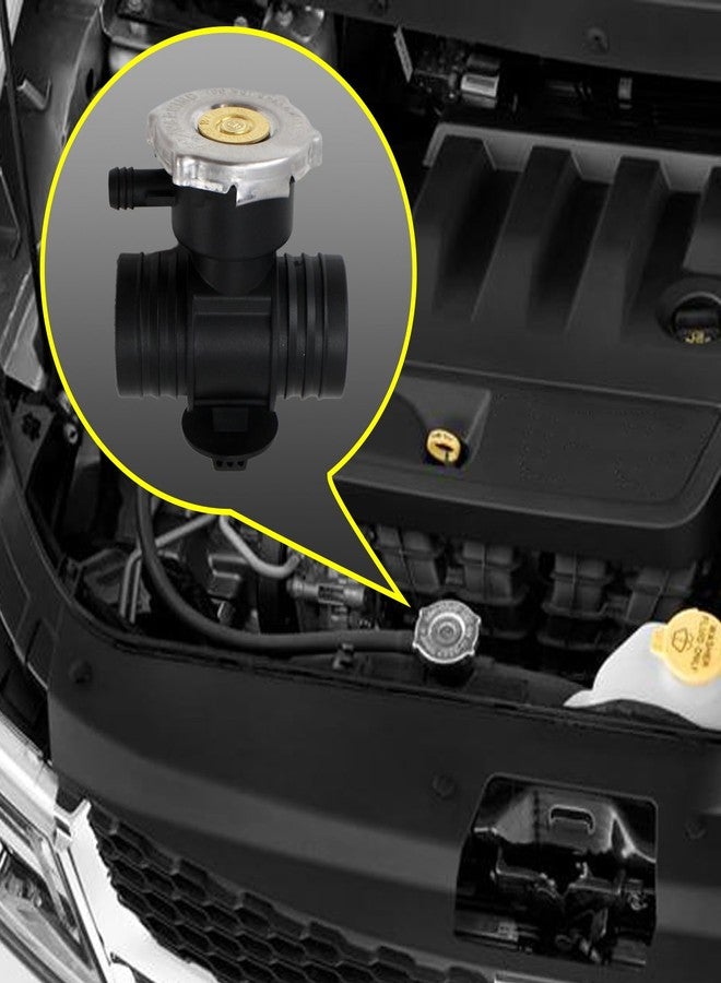 CEYHTLY 52028810AL 52029195AK Radiator Coolant Filler Neck with Cap Compatible with 2001-2004, 2007-2018 Chrysler 200, Sebring | Dodge Dakota, Durango, Caliber, Avenger, Journey | Jeep Compass, Patriot - Image 2