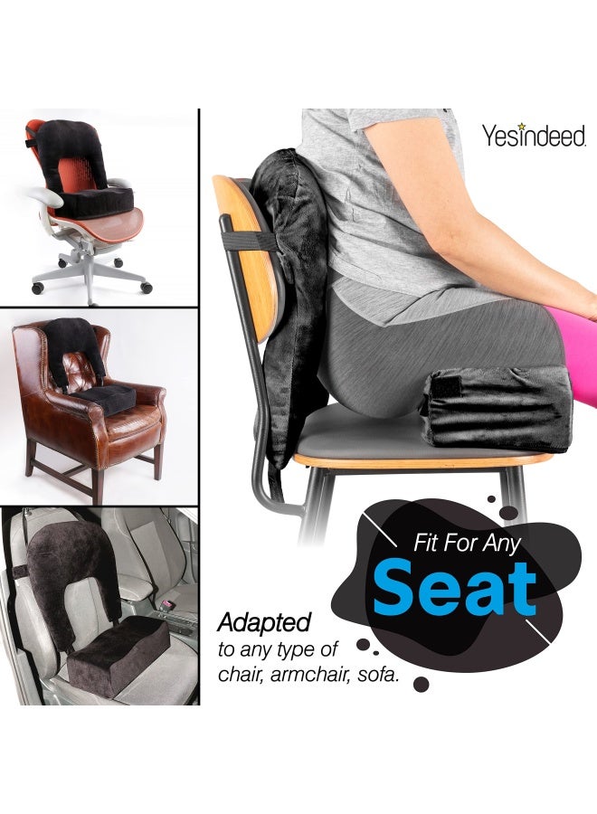 YESINDEED Brazilian Butt Lift Pillow Back Support Cushion Dr Approved BBL Foam Pillow with Carrying Bag for Post Surgery Recovery Comfortable and Firm Cushions Set - Image 3