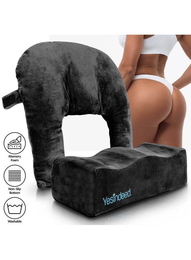 YESINDEED Brazilian Butt Lift Pillow Back Support Cushion Dr Approved BBL Foam Pillow with Carrying Bag for Post Surgery Recovery Comfortable and Firm Cushions Set - Image 2