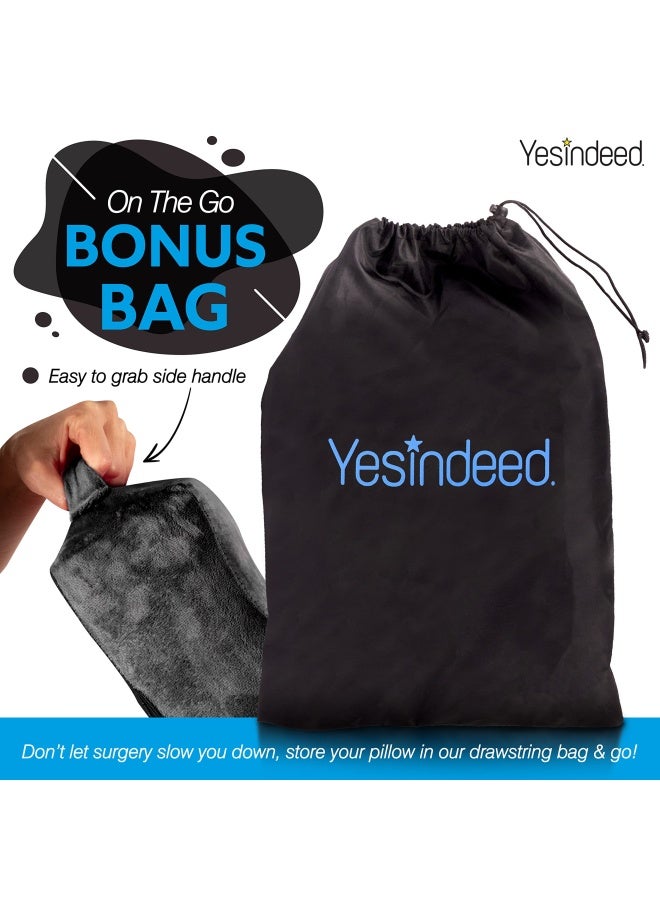 YESINDEED Brazilian Butt Lift Pillow Back Support Cushion Dr Approved BBL Foam Pillow with Carrying Bag for Post Surgery Recovery Comfortable and Firm Cushions Set - Image 5