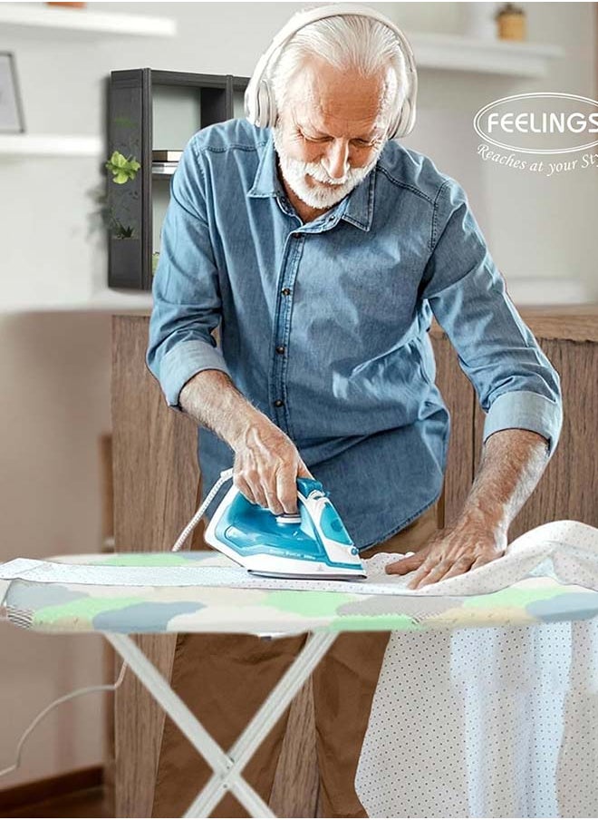 Feelings غطاء طاولة الكي مشاعر من القطن بحجم: (109X33 سم)  - Image 4