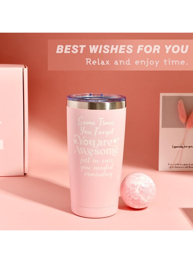 ARNOTEC Women's birthday gift box set, 11-piece surprise gift box, including aromatherapy candles, plush socks, bubble balls, soap, thermos cup, etc., a relaxing care gift for besties/moms/girlfriends/sisters - Image 4