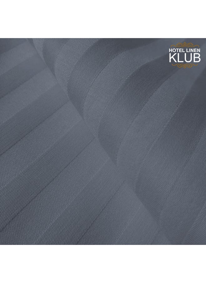 Hotel Linen Klub Hotel Linen Klub Mattress Topper 85GSM Microfiber Stripe Super Soft Fabric 500GSM Soft Firm and Extra Thick Fibersheet and Highly Elastic Bands  - Image 4