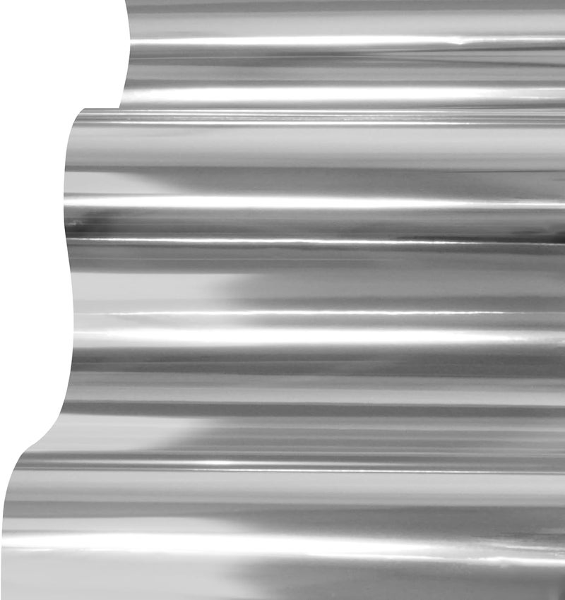 VViViD Silver Mirror Chrome Self-Adhesive Vinyl Wrap Decal Film (1/2ft x 5ft) - Image 4