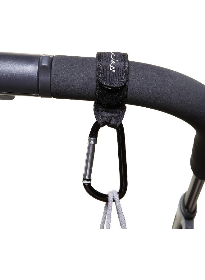 Little Chicks Stroller Hooks Clip Carabiner - Purse and Bag Hanger - 2 Pack - Model CK095 - Image 3
