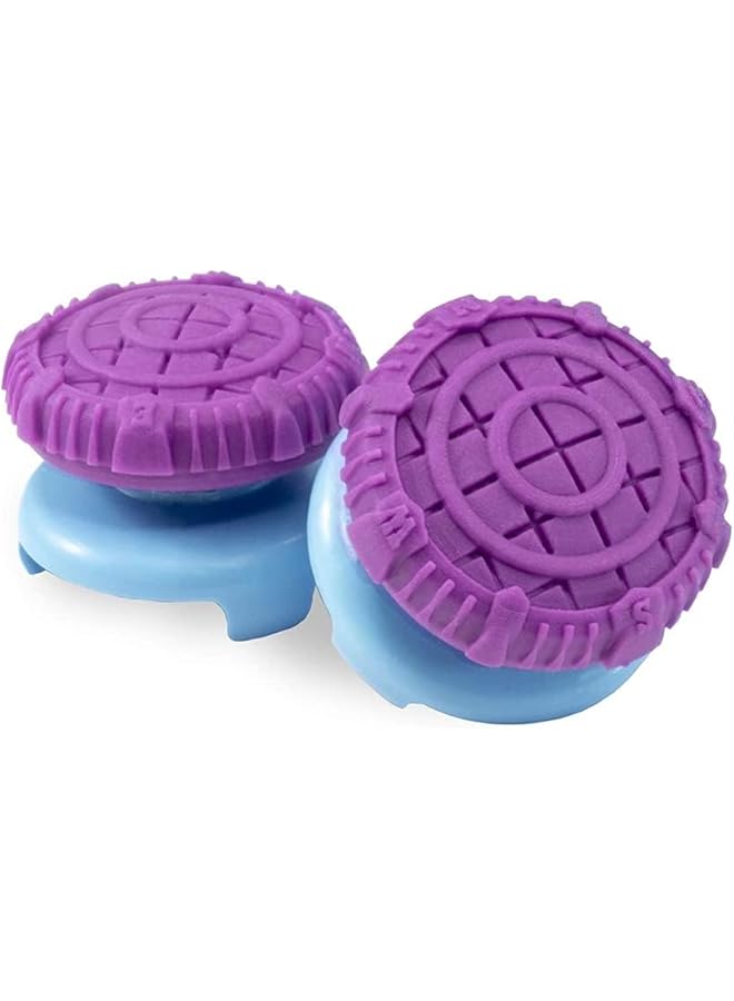 KASTWAVE Galaxy Purple For Playstation 4 (Ps4) And Playstation 5 (Ps5) Performance Thumbsticks Compatible Controller Grip Performance Galaxy Themed Thumbstick Covers (2 High Rise Convex Purple)  - Image 5