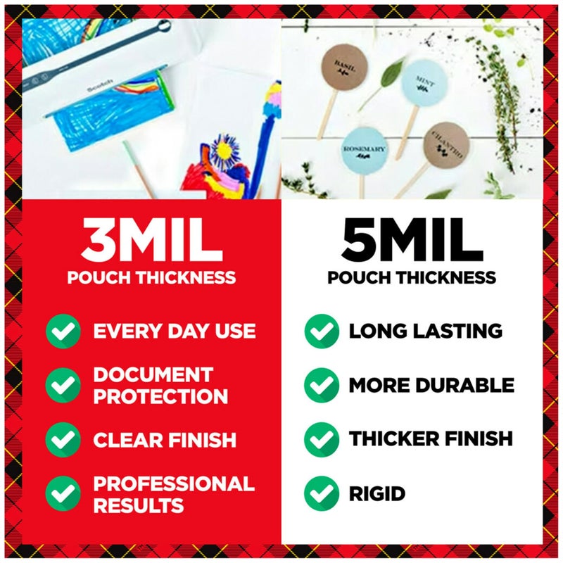 Scotch Thermal Laminating Pouches, 200 Count, Clear, 3 mil., Ideal Office or School Supplies, Fits Letter Sized Paper (8.9 in. Ã— 11.4 in.) - Image 3