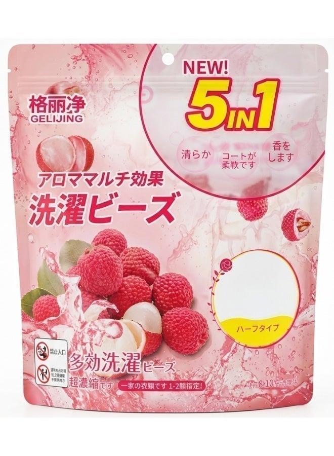5-in-1 Concentrated Laundry Capsules 30 Count – Powerful Deep Cleaning Detergent Pods for Tough Stain & Odor Removal, Fabric & Color Care, Long-Lasting Fresh Fragrance, Easy Washing Machine Use for Everyday Clothes, Sportswear, Kids' Clothing & Household Laundry -Wild Berries - Image 1
