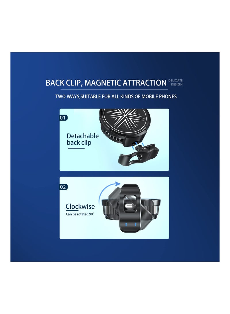 Mobile Phone Cooler Compatible with Magsafe, Game Cooler Fan for PUBG, Designed for iPhone 12/13 Series for Games - Image 5