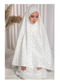 Women's prayer dress set, consisting of a maxi skirt with a hijab in various colors to renew and enhance the Islamic look