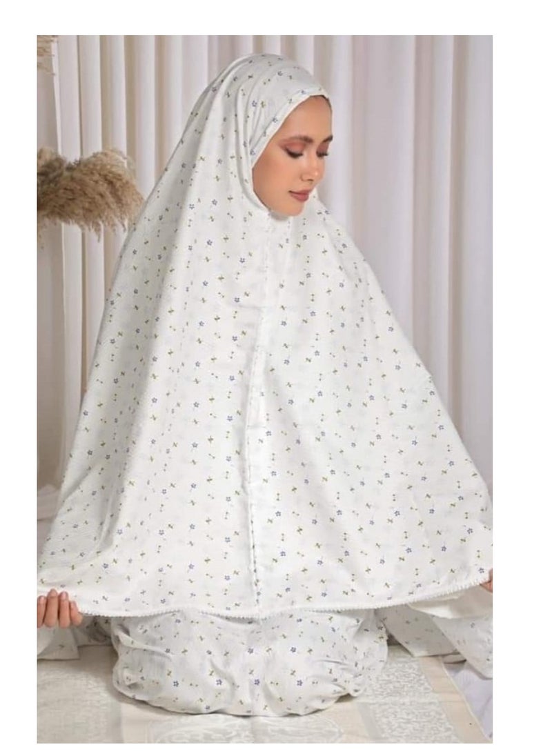 Generic - Women's prayer dress set, consisting of a maxi skirt with a hijab in various colors to renew and enhance the Islamic look - Image 1