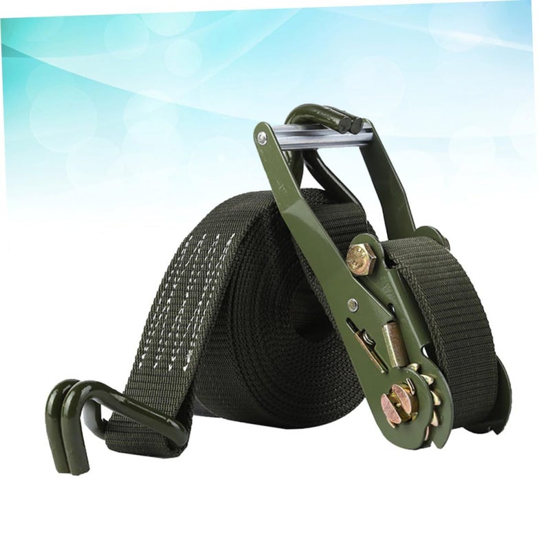 Heavy Duty 2 Inch Ratchet Tie Down Straps 6M 27000 Lbs Break Strength for Trucks Motorcycles Equipment - Image 3