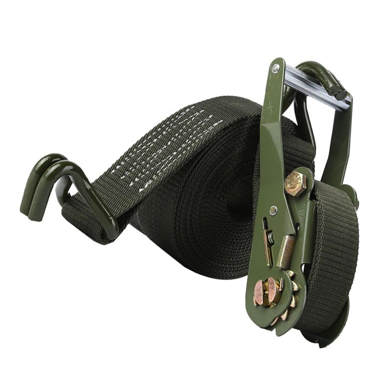 Heavy Duty 2 Inch Ratchet Tie Down Straps 6M 27000 Lbs Break Strength for Trucks Motorcycles Equipment - Image 2
