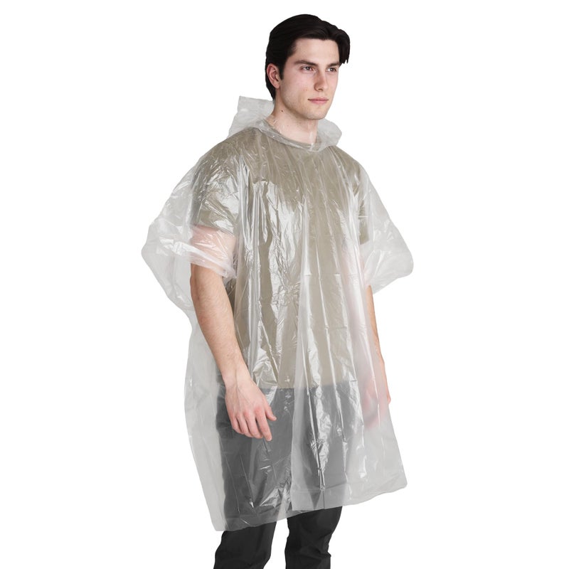 Coghlan's Emergency Poncho - Lightweight, Waterproof, Compact, Disposable Rain Gear with Hood, Ideal for Outdoor Adventures, Camping, Hiking, Festivals, and Survival Kit Use (One Size Fits All) - Image 1
