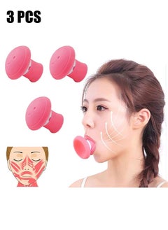 3 Pcs Face Exerciser, Facial Yoga for Skin Firming & Anti Wrinkle, Jaw Exerciser, Face Lifting V Shape Double Chin Exerciser, Face Slimmer Mouth Exercise Tool Breathing Exercise Device