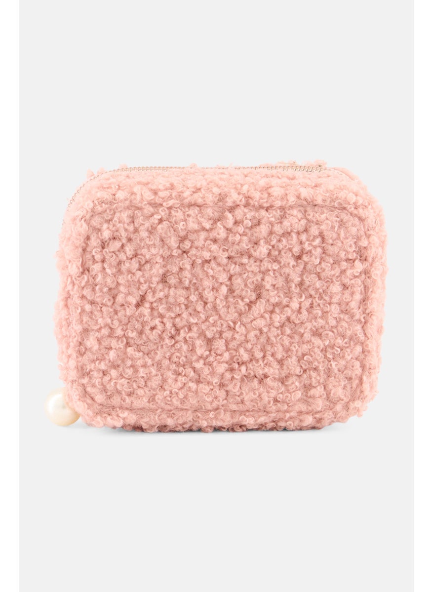 Posh  Pop FaurFux Pearls Pill Box, Pink  - Image 3