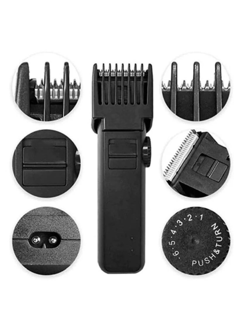 DIGNLIGN RF-203 Hair and Beard Trimmer with Stainless Steel Blades Adjustable Comb Corded and Cordless Use