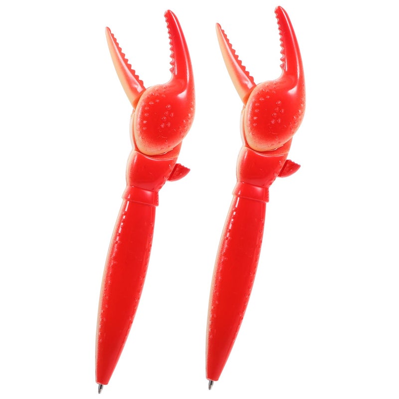 Crab Claw Ballpoint Pen Set Cute Plastic Ink Pens For Students Office Stress Relief - Image 2