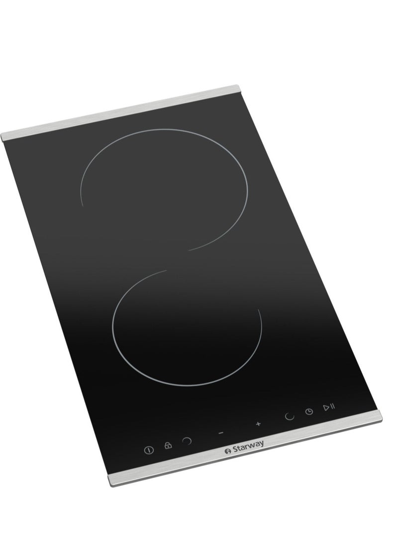 ستارواي ستاري وي 2 شعلة مسطح مدمج سيراميك مقاس 30*51 سم, قوة تحمل عالية, سطح زجاج مقاوم للبقع وسهل التنظيف, حماية تامة, تحكم باللمس,  9 مستويات للطاقة - Image 3