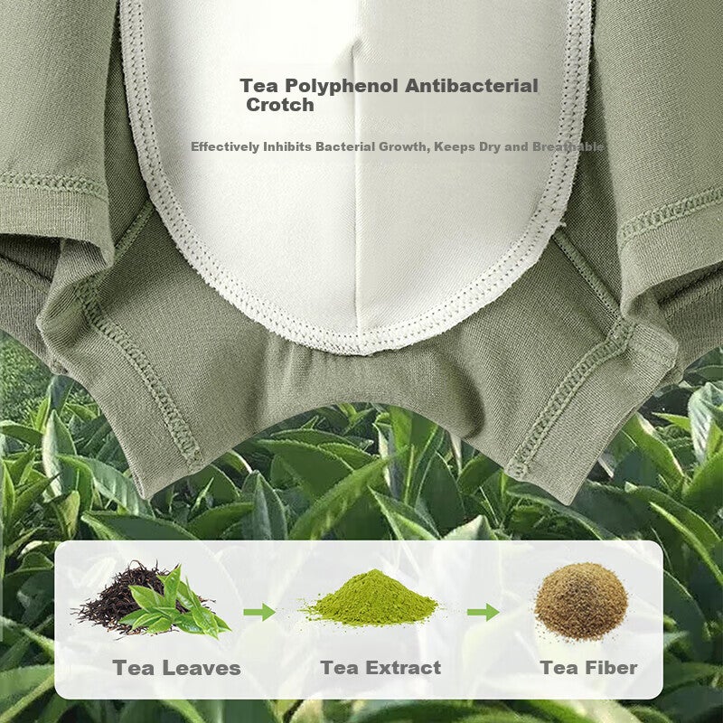 JD Jing Zao YOUNGYELL Men's Underwear Plus Size Modal 10A Antibacterial Cotton Crotch Boxer Briefs Sports Underwear Gift Box 3-Pack - Image 2
