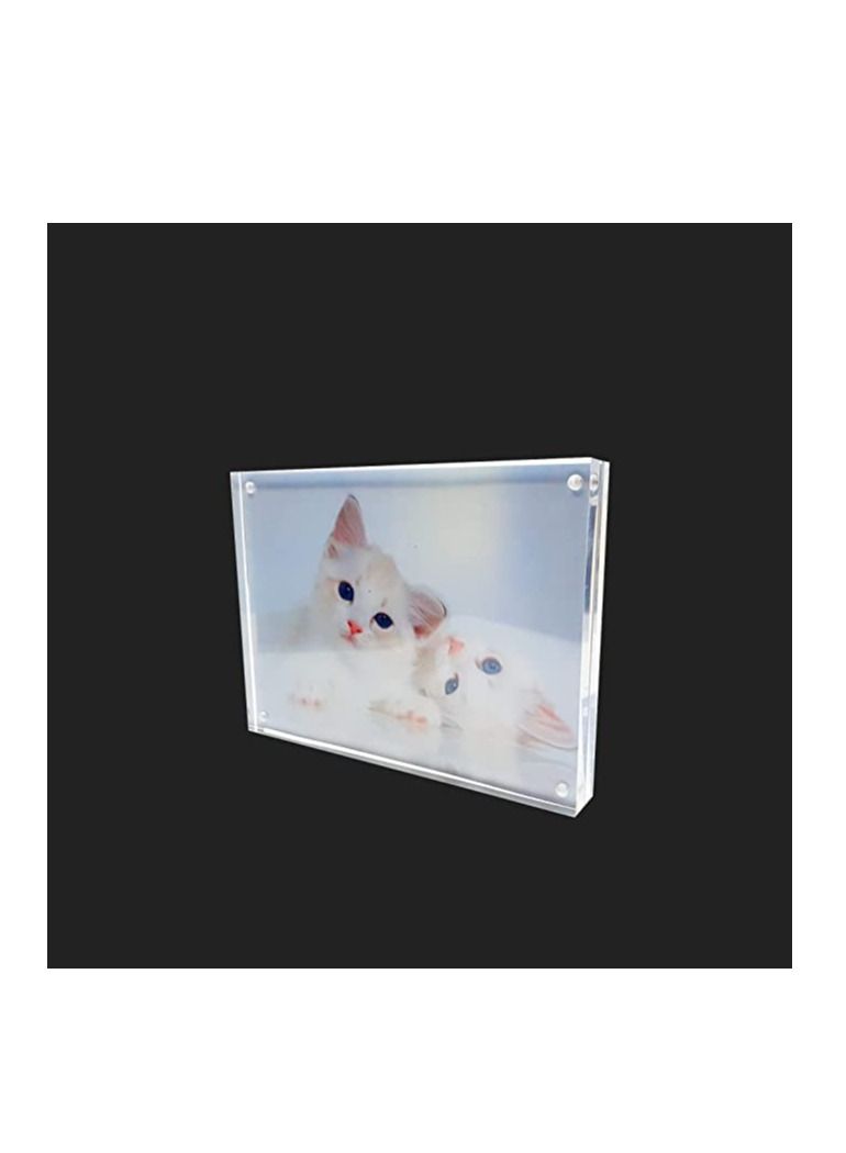 Creative Planet Creative Planet 5R Acrylic Photo Frame. An Elegant Picture Frame of High Clarity, Modern Stylish & Transparent. Organize and Protect Your Photos, Great Gift for Birthday, Girlfriend, Husband, Wife. - Image 1
