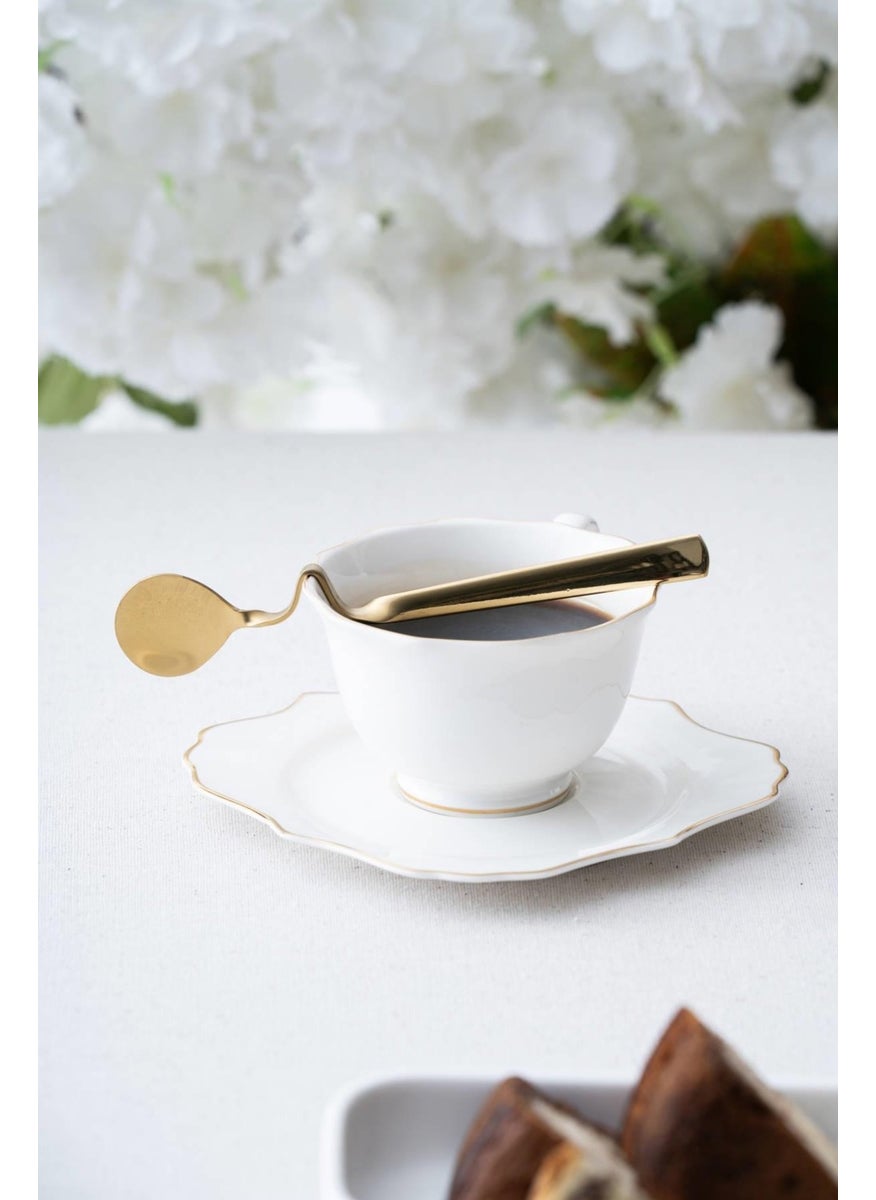 Acar - Karat Moon 2 Piece Curved Steel Spoon - 16 cm - Image 1