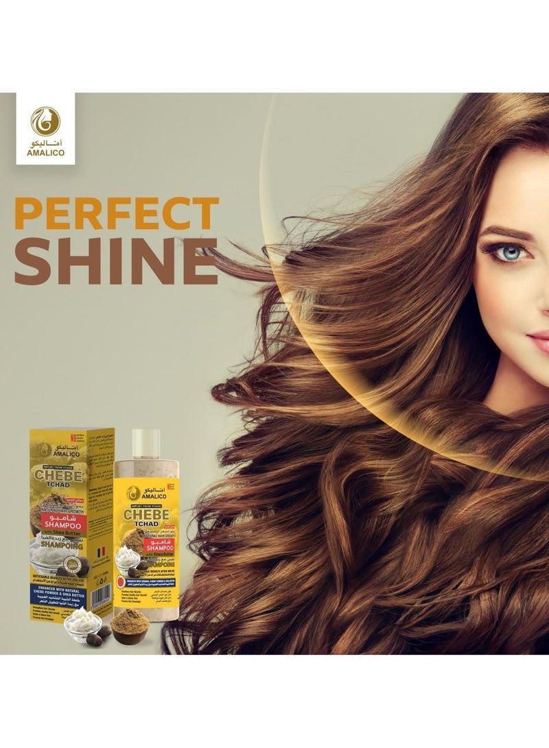 AMALICO Chebe Tchad Shampoo With Shea Butter 250 ml - Image 3