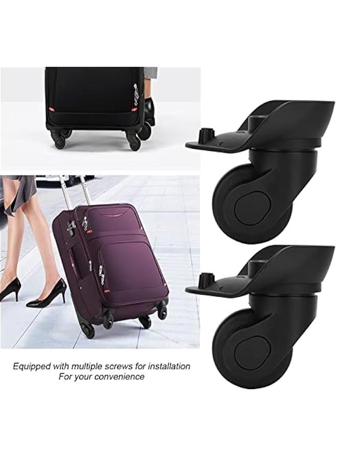 1 Pair A03 Luggage Mute Wheel,Replacement Luggage Wheels, Durable Swivel Suitcase Wheel with Screw, Universal Luggage Replacement Trunk Wheels for Repair Replacement, Luggage Wheel Luggage Mute  - Image 5