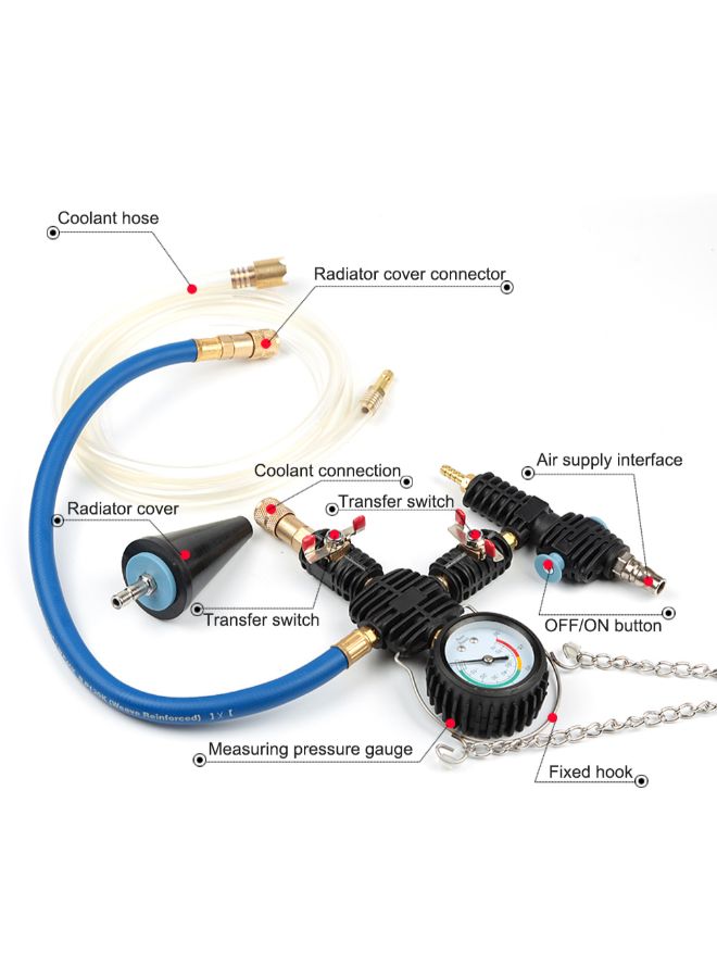 Loquat Vacuum Pump Cooling System Antifreeze Injector Tool Kit - Image 3