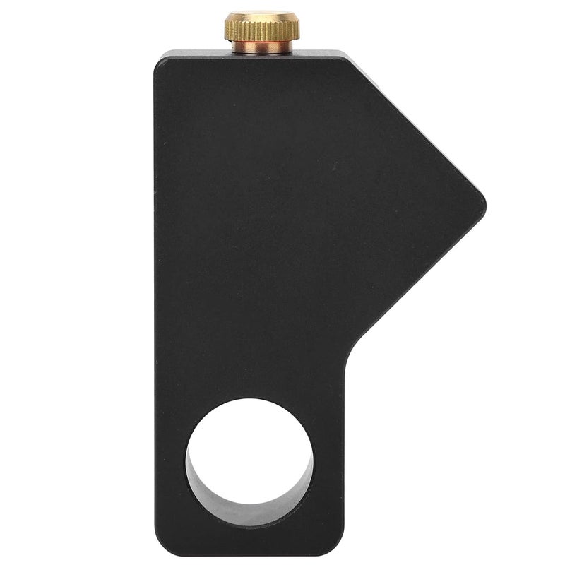 Woodworking Ruler Positioning Adjuster Scribing Locator General Purpose Limiter Fixing Block Aluminum Alloy Tool for Carpenters and DIY Woodworkers (Black) - Image 3