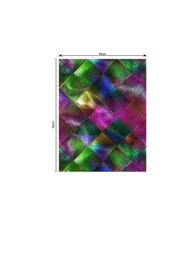 الأزرق جي دبليو ورق السيلوفان المطلي بالجملة بدون غراء - Image 1