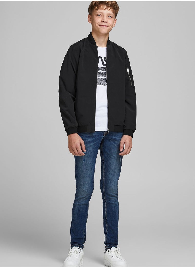 Jack & Jones Junior - Youth Essential Bomber Jacket - Image 1