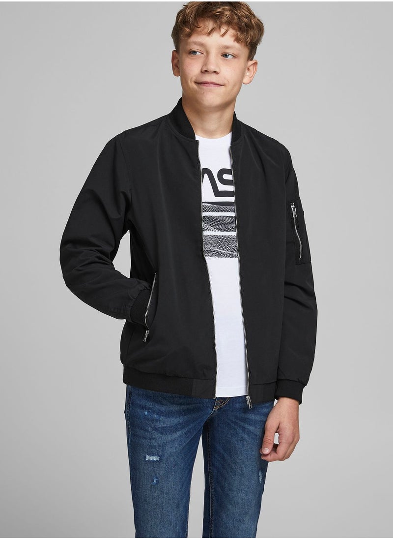 Jack & Jones Junior - Youth Essential Bomber Jacket - Image 1